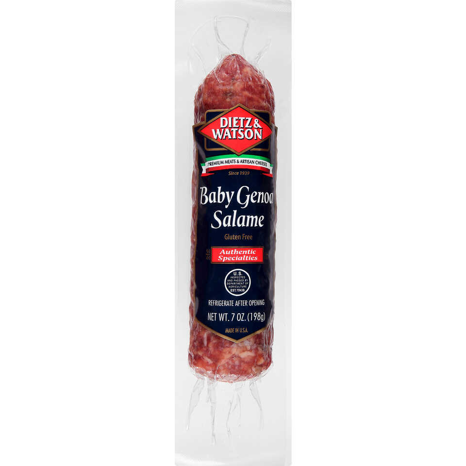 Baby Genoa Salame 7 oz Package