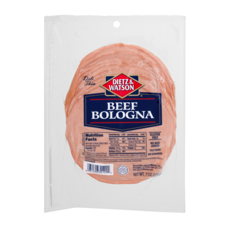 Pre-Sliced Beef Bologna