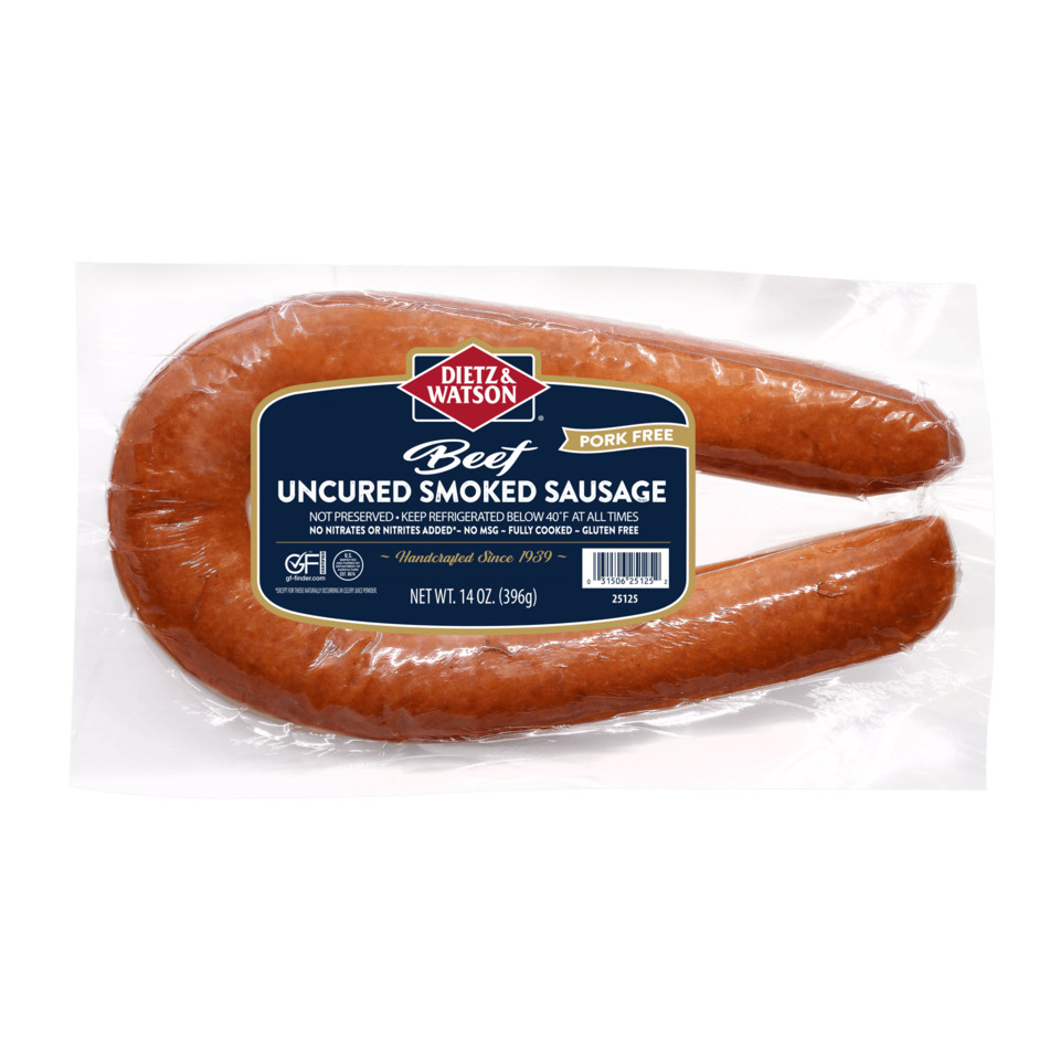 Beef Uncured Smoked Sausage