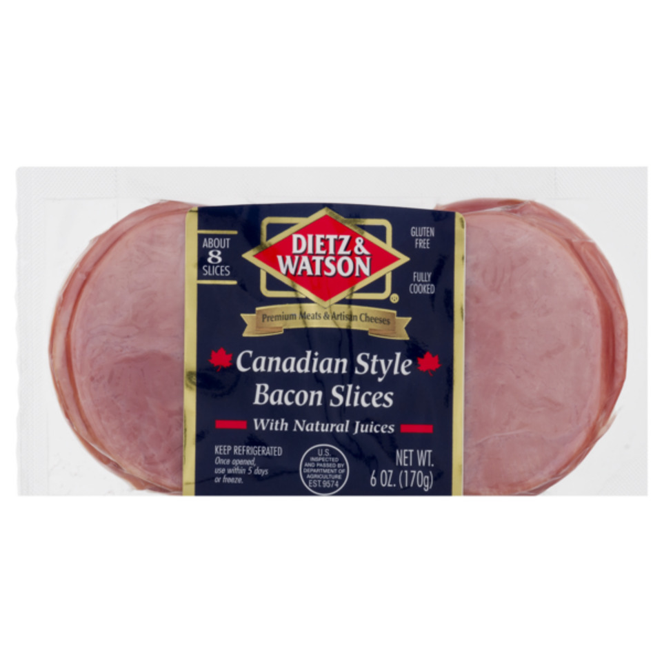 Canadian Bacon Slices