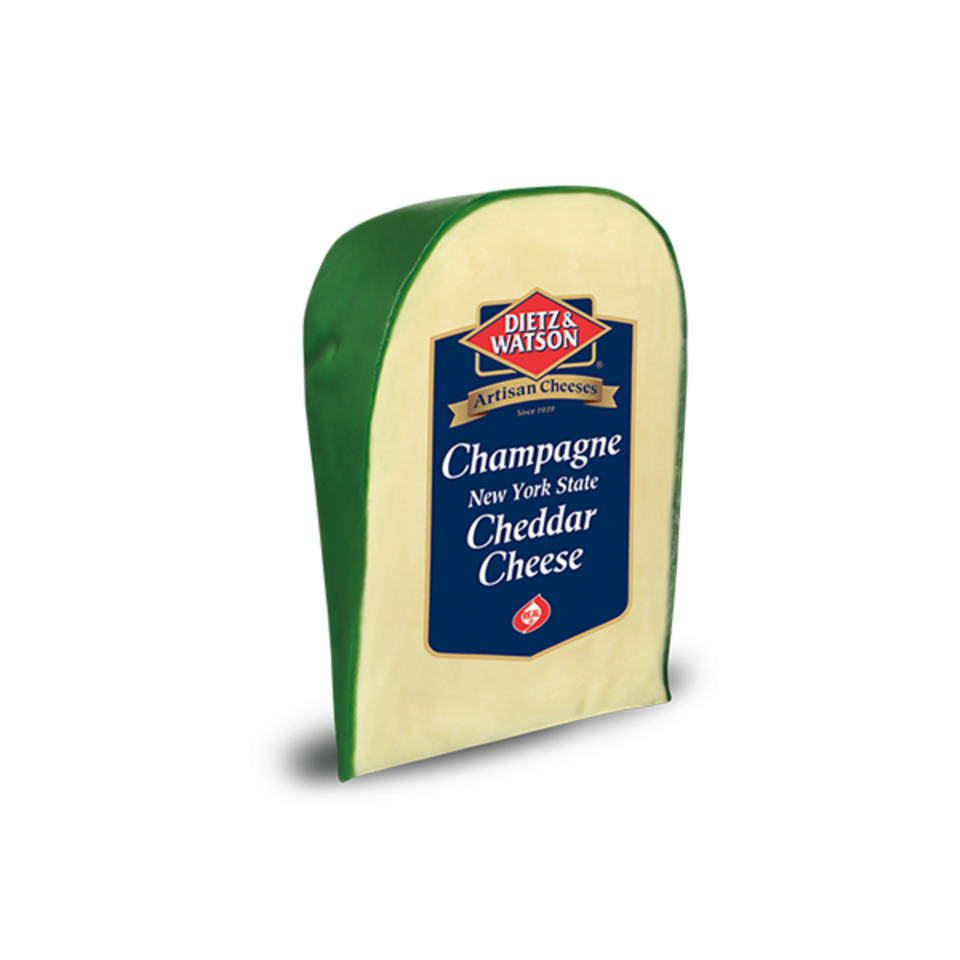 Champagne Cheddar Cheese Wedge