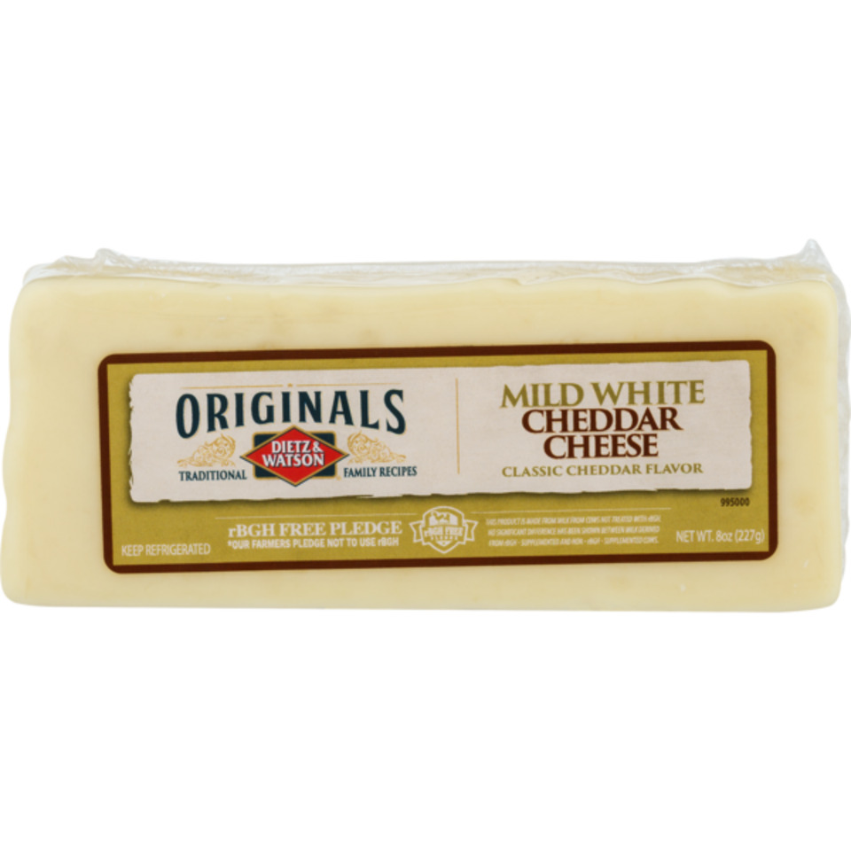 Dietz & Watson Cheddar Cheese Mild White