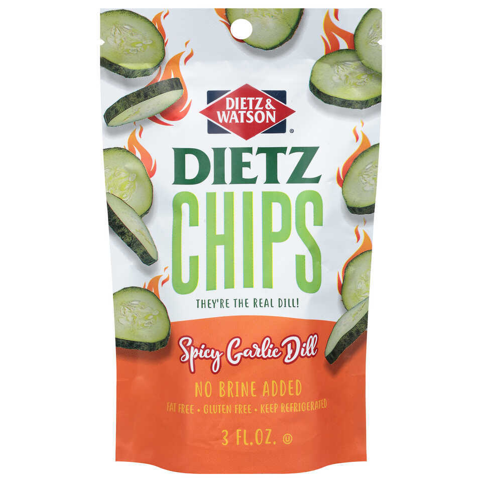 Chips Spicy Garlic Dill Pickles 3 fl oz