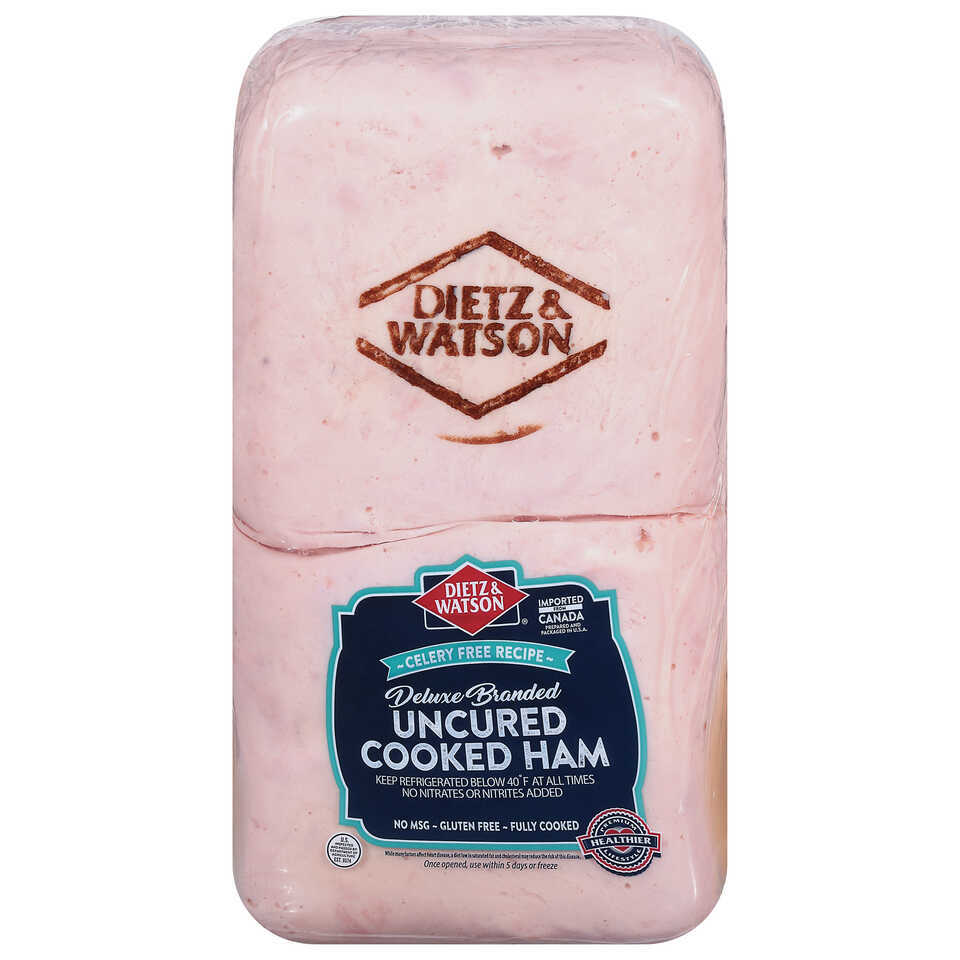 Deluxe Branded Uncured Cooked Ham