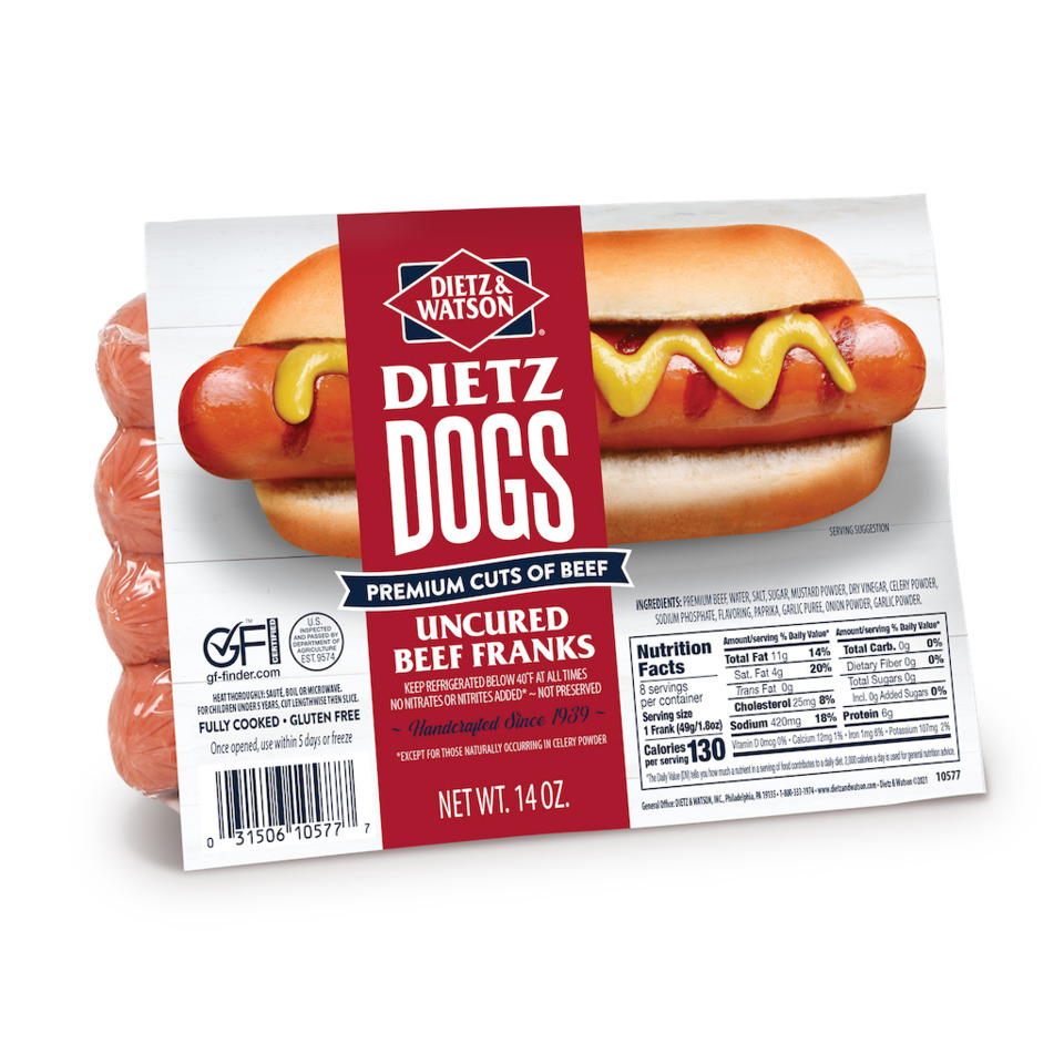 Dietz Dogs Uncured Beef Franks