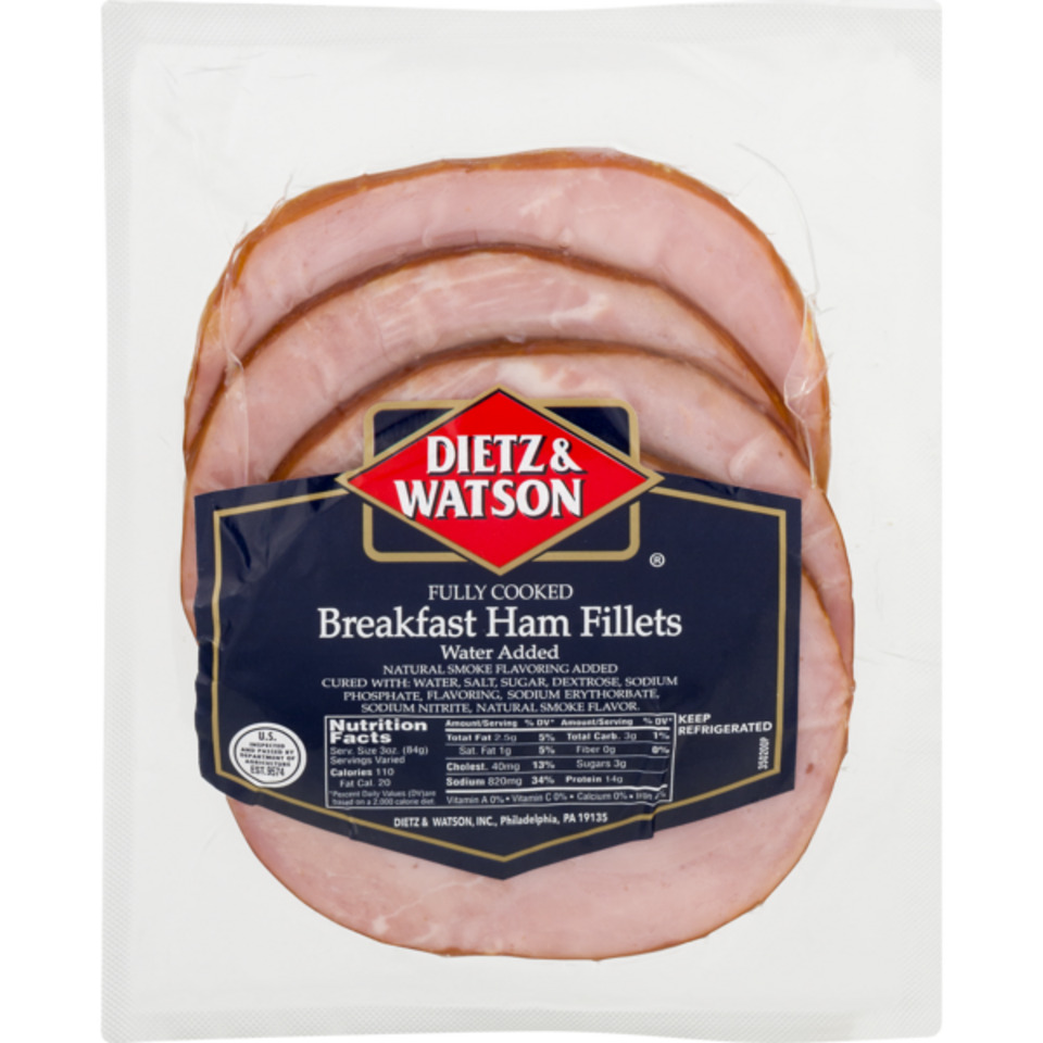 Fully Cooked Breakfast Ham Fillets