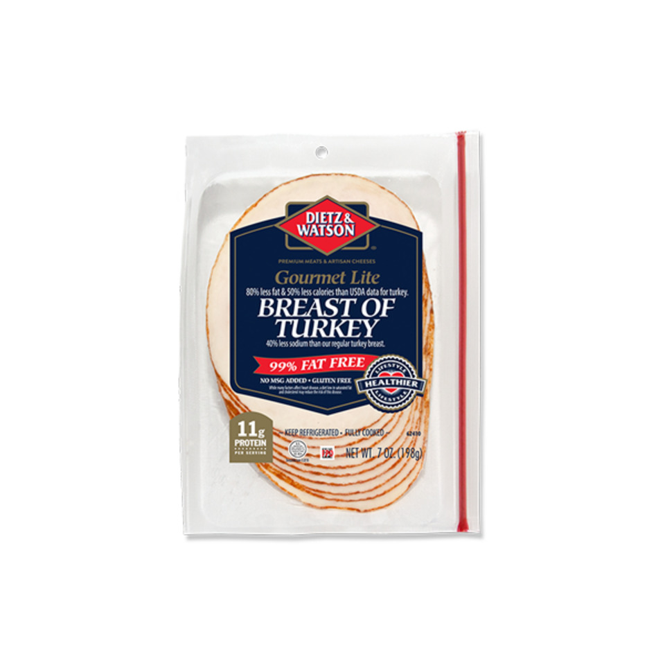 Pre-Sliced Gourmet Lite Breast of Turkey