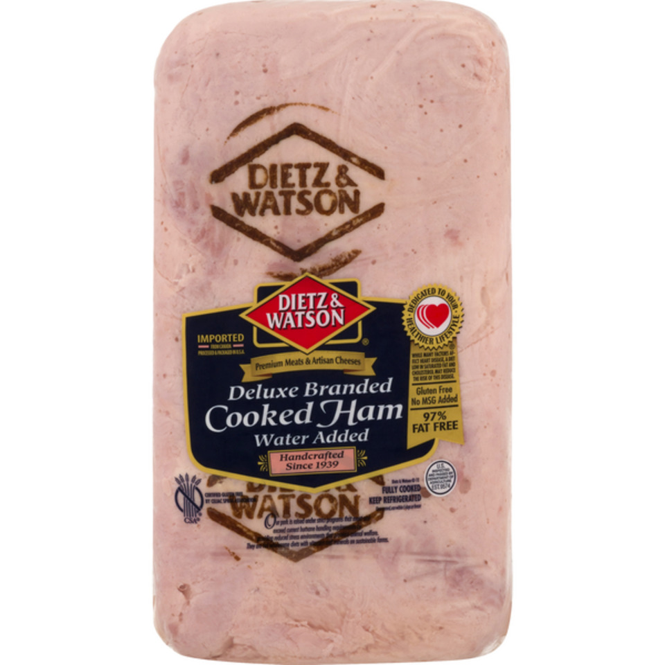 Ham, Deluxe Branded, Cooked, Vacuum Packed