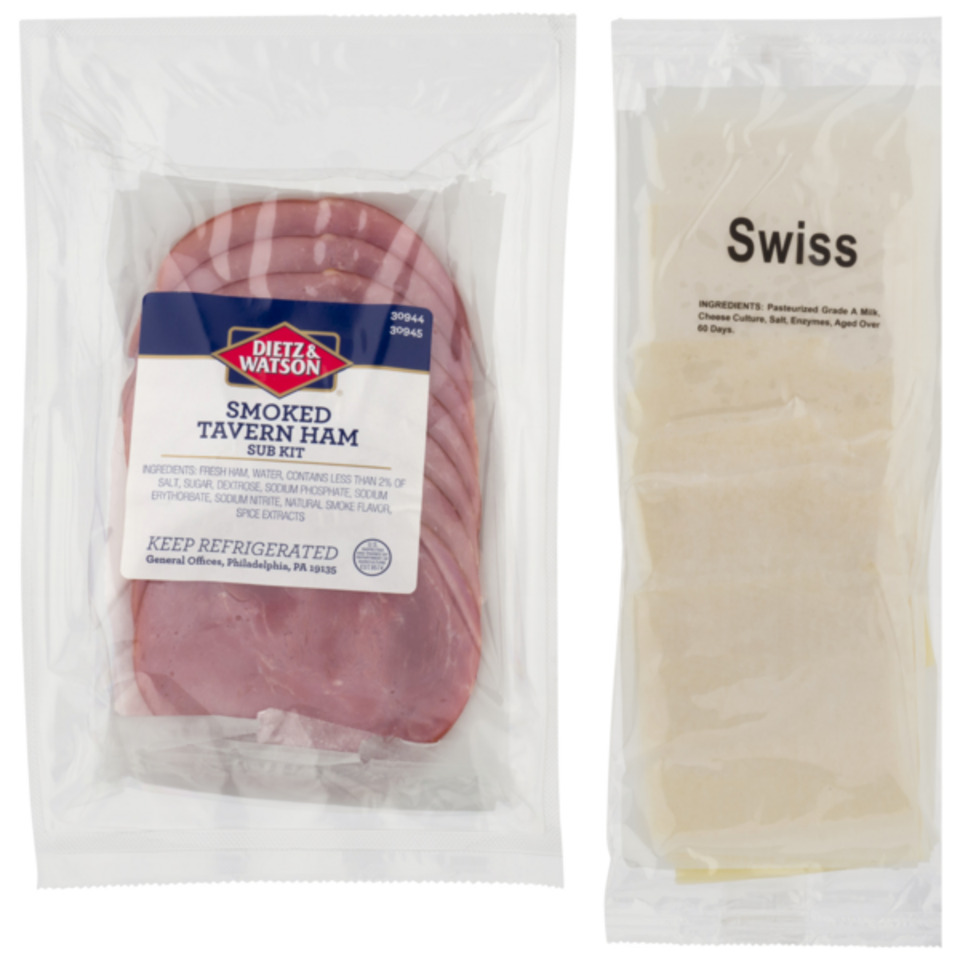 Ham & Swiss Cheese Sub Kit Dietz & Watson