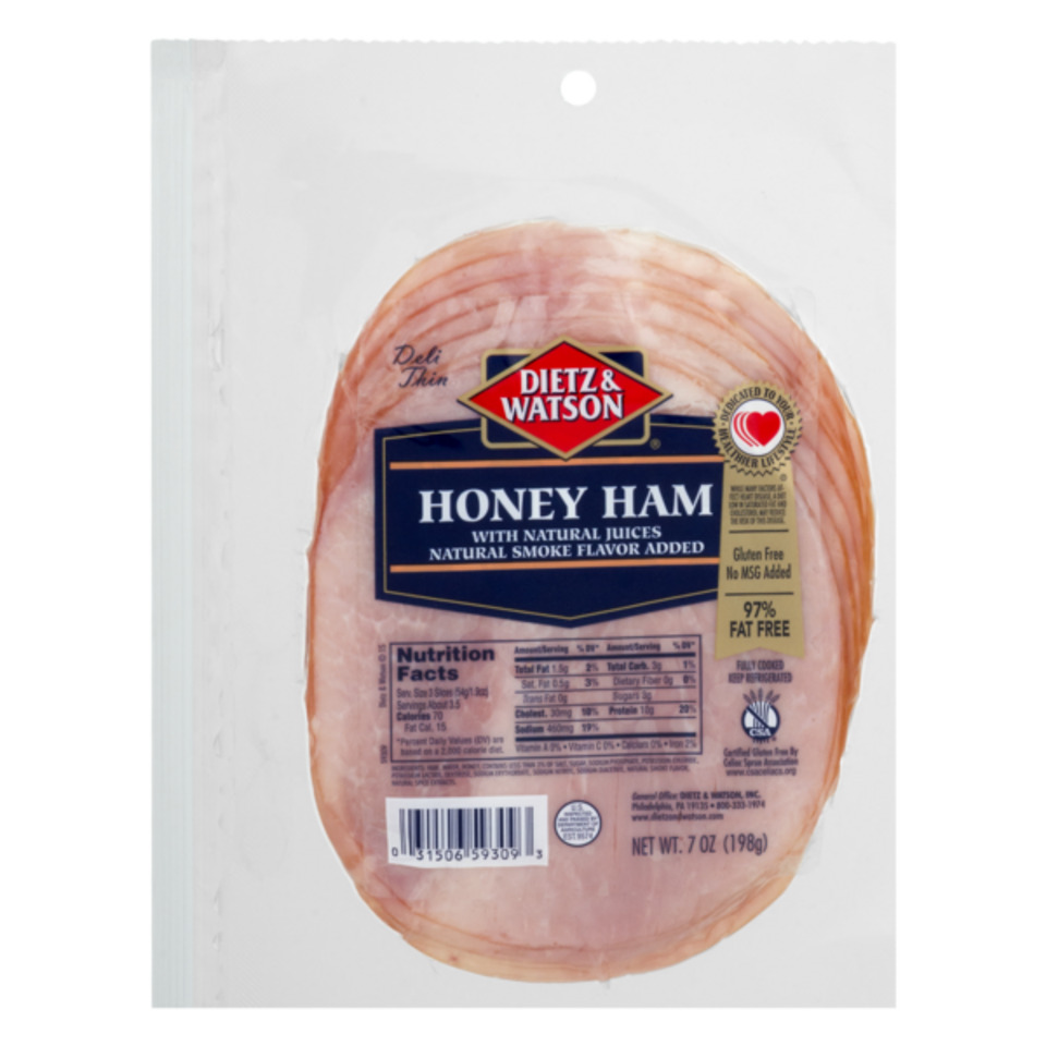 Pre-Sliced Honey Ham