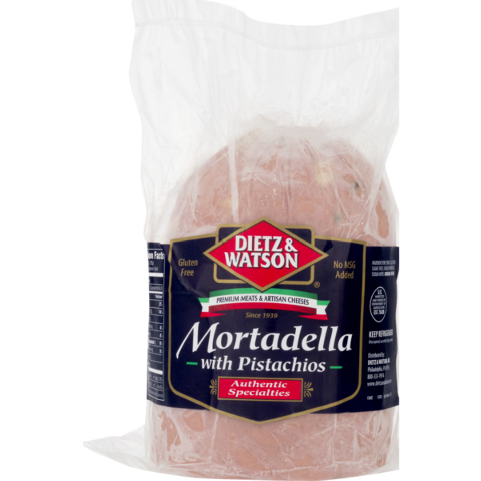 Mortadella, with Pistachios, Vacuum Packed