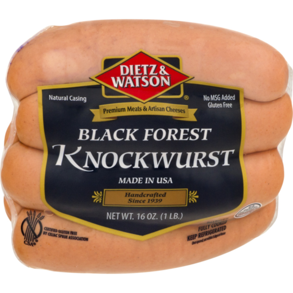 Natural Casing German Knockwurst
