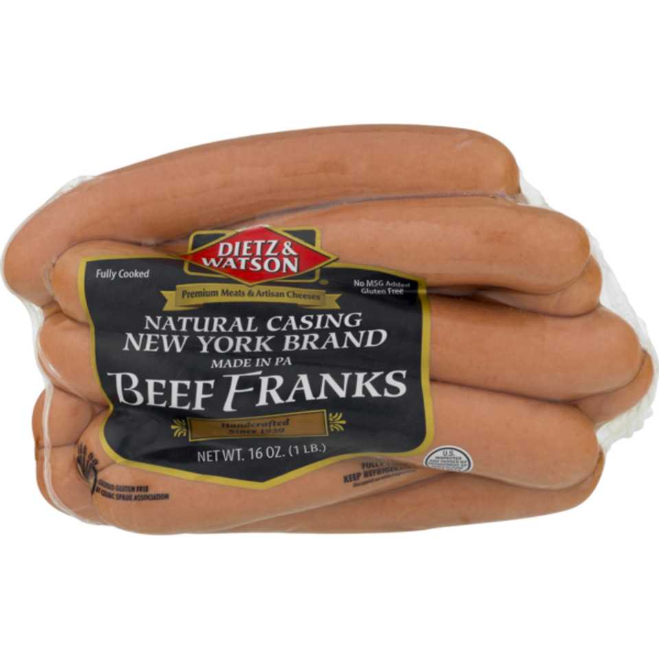 Natural Casing NY Brand Beef Franks