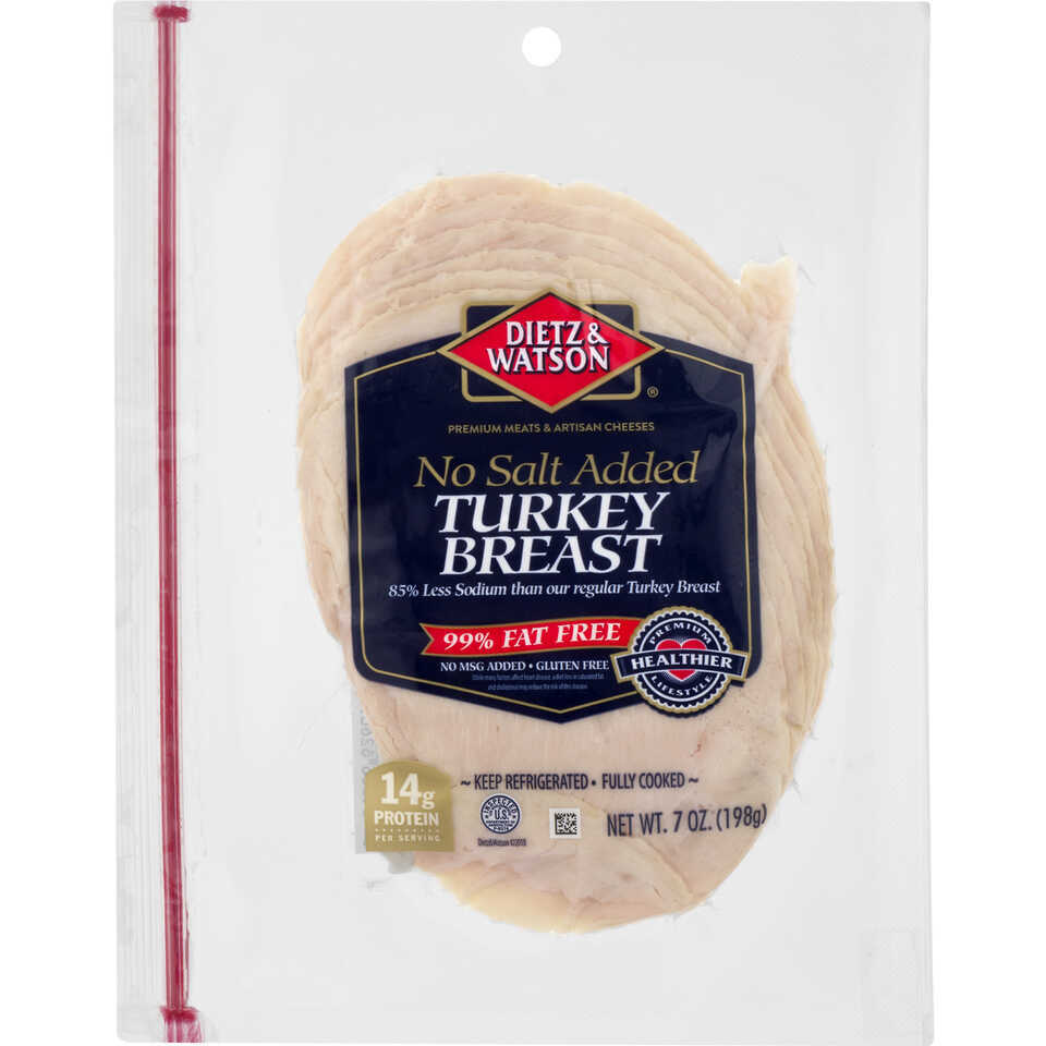 Pre-Sliced No Salt Turkey Breast