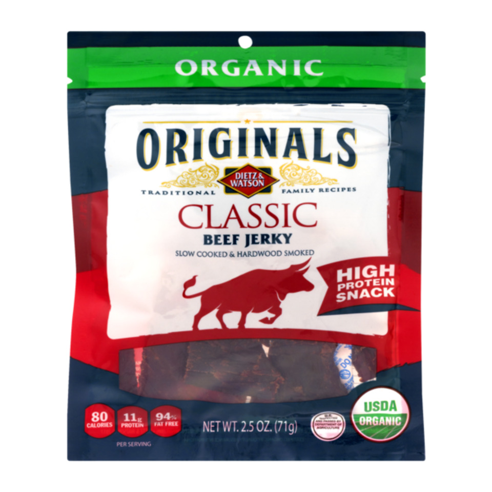 Dietz & Watson Organic Originals Beef Jerky Classics