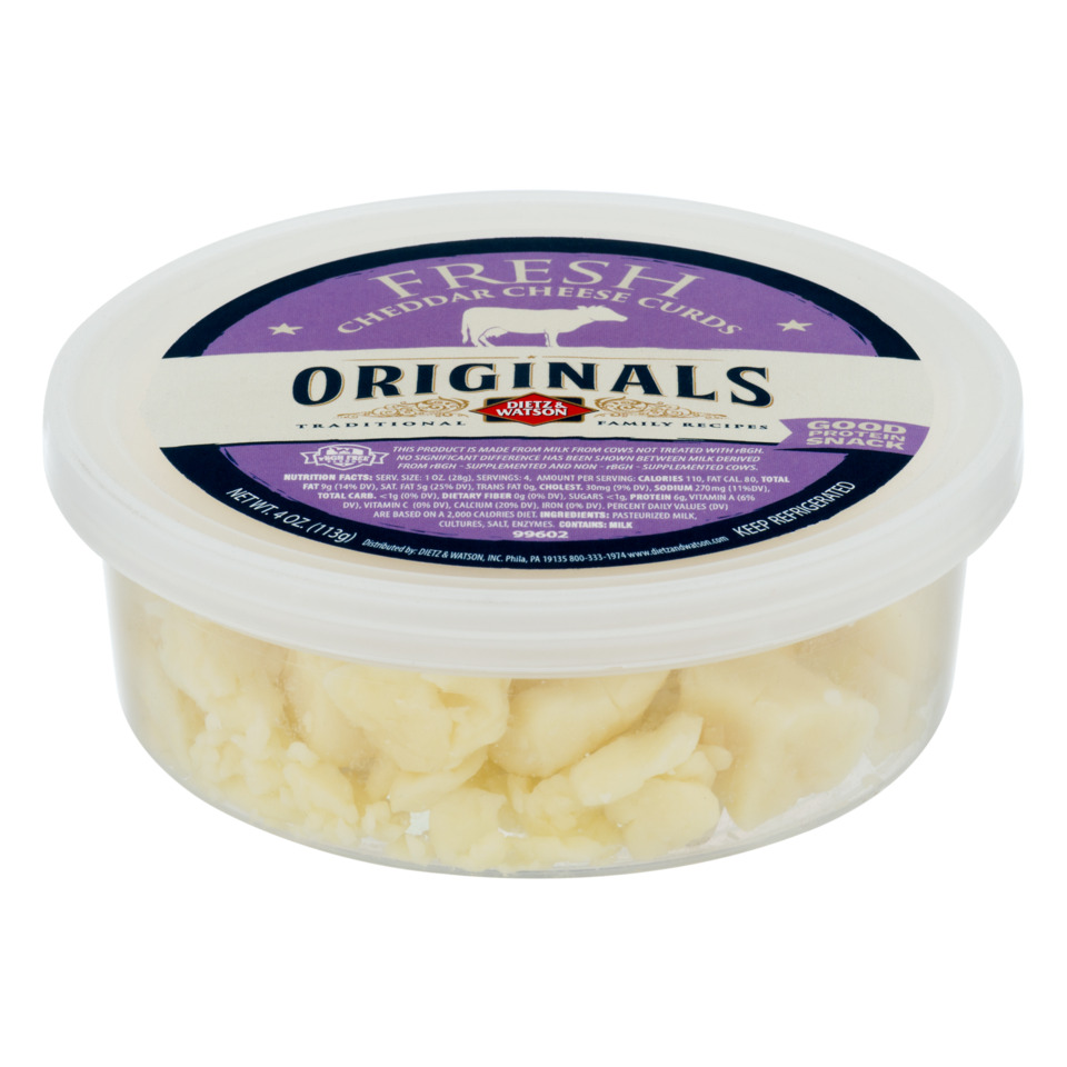 Originals Cheddar Cheese Curds Fresh