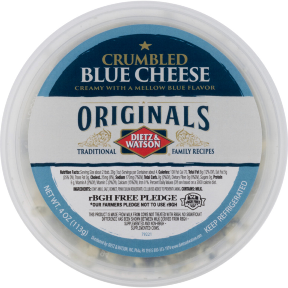 Originals Crumbled Blue Cheese Dietz & Watson