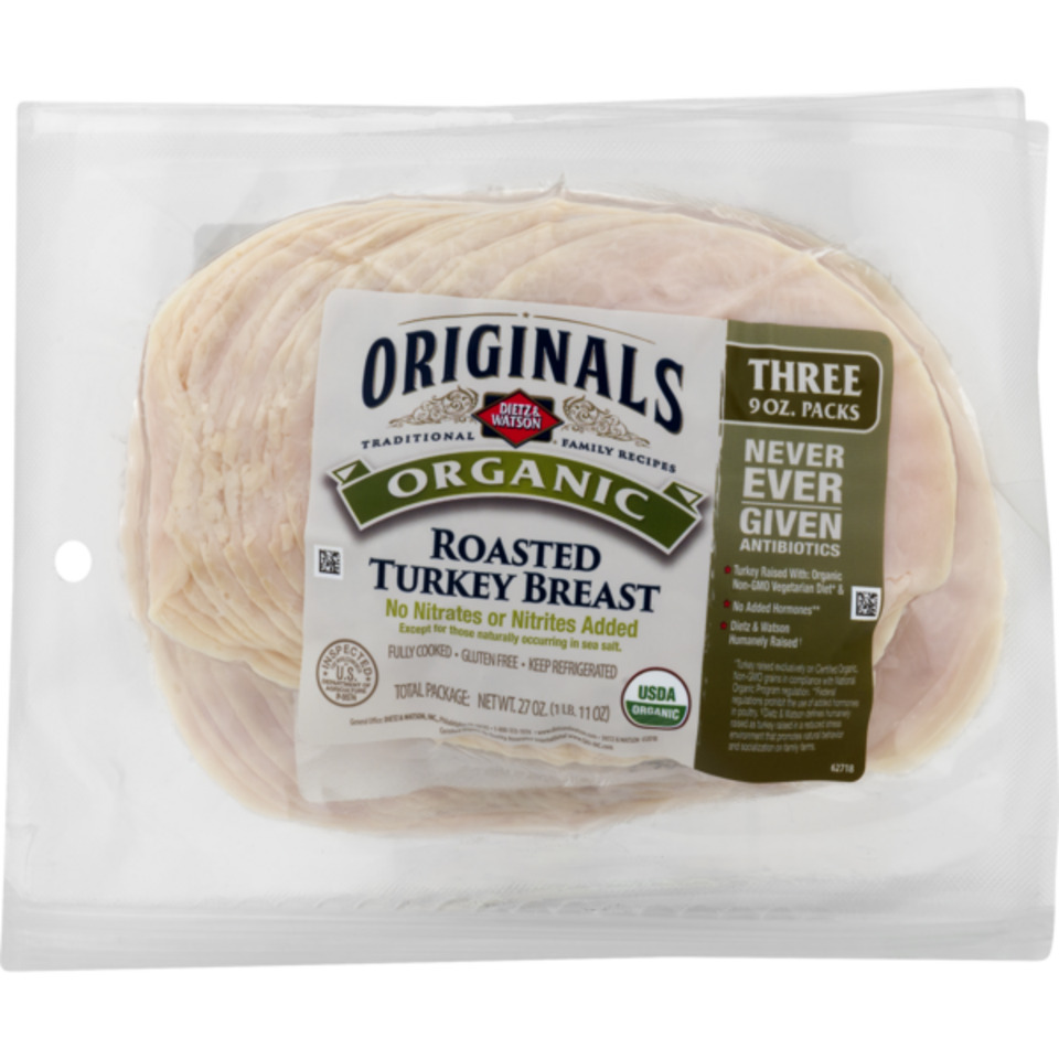 Originals Organic Roasted Turkey Breast 3 pack