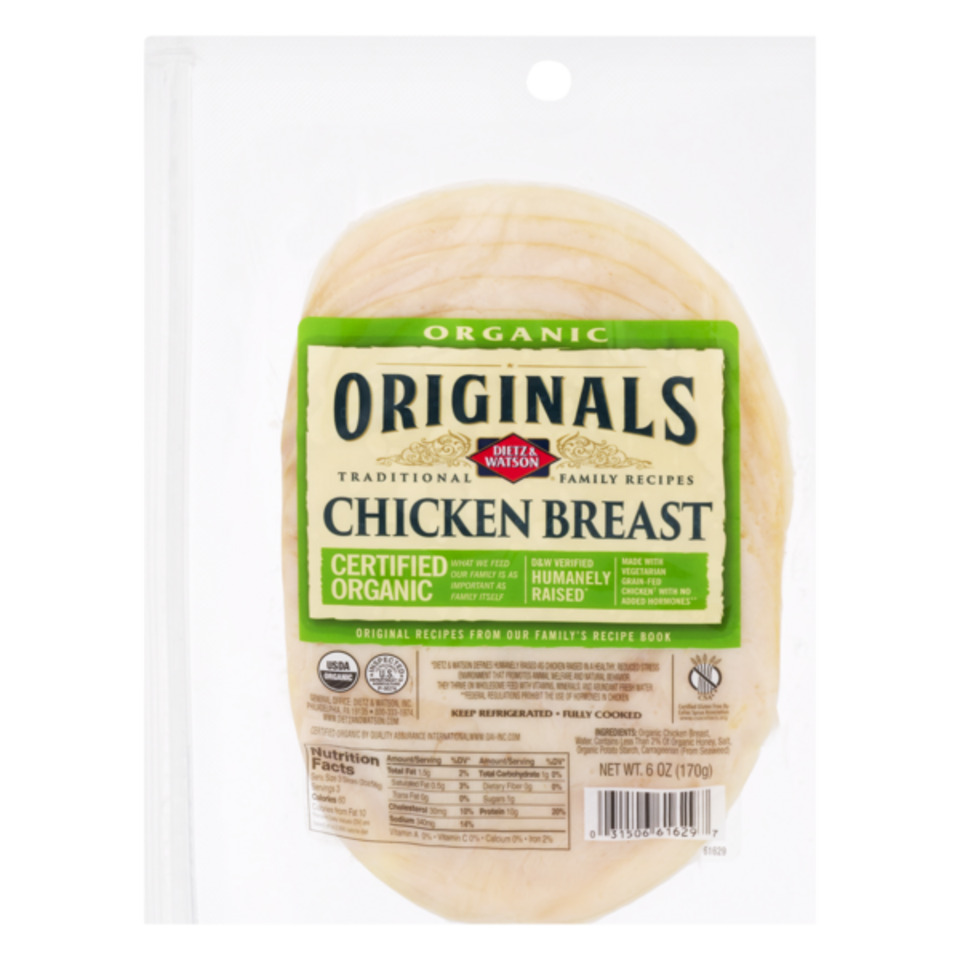 Originals Pre-Sliced Organic Chicken Breast