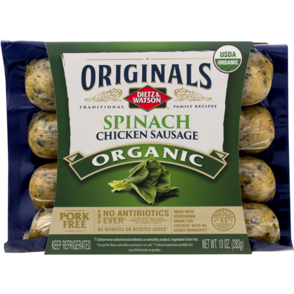 Originals Spinach Chicken Sausage