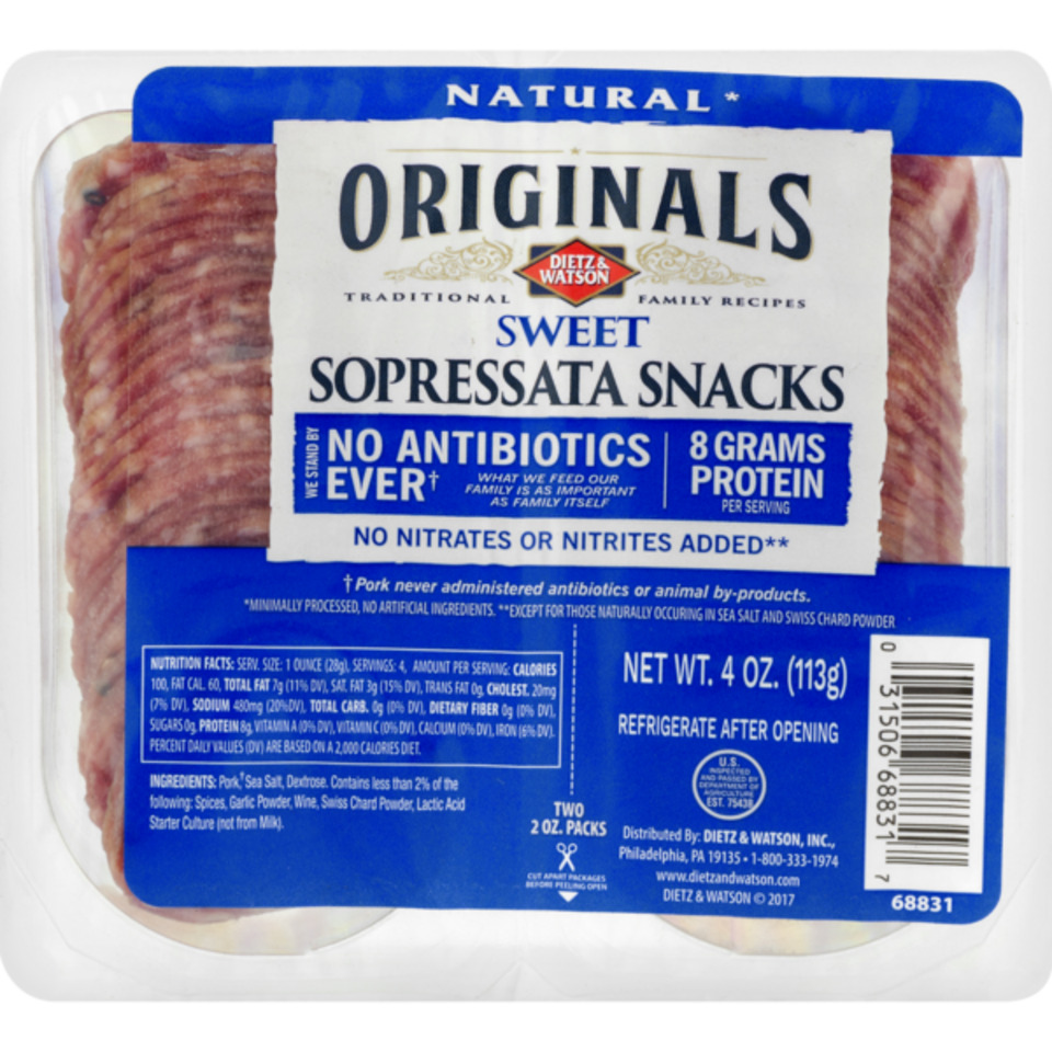 Originals Sweet Sopressata Snacks