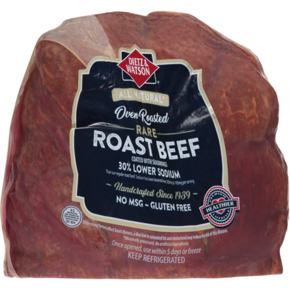 Oven Roasted Rare Roast Beef