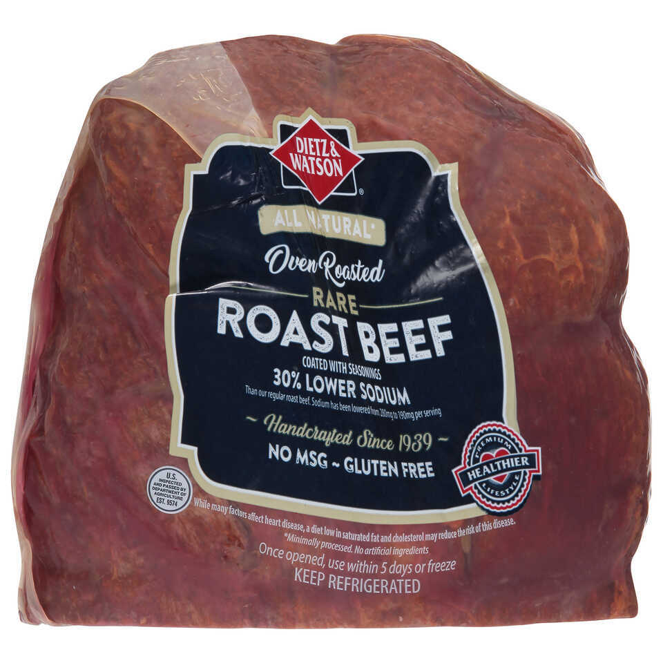 Oven Roasted Rare Roast Beef