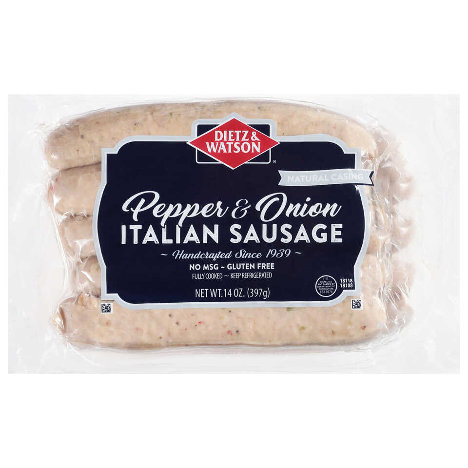 Pepper & Onion Italian Sausage