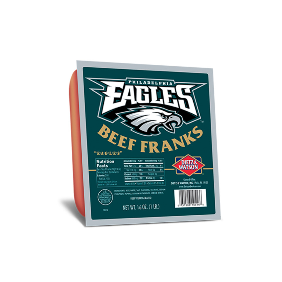 Philadelphia Eagles Beef Franks