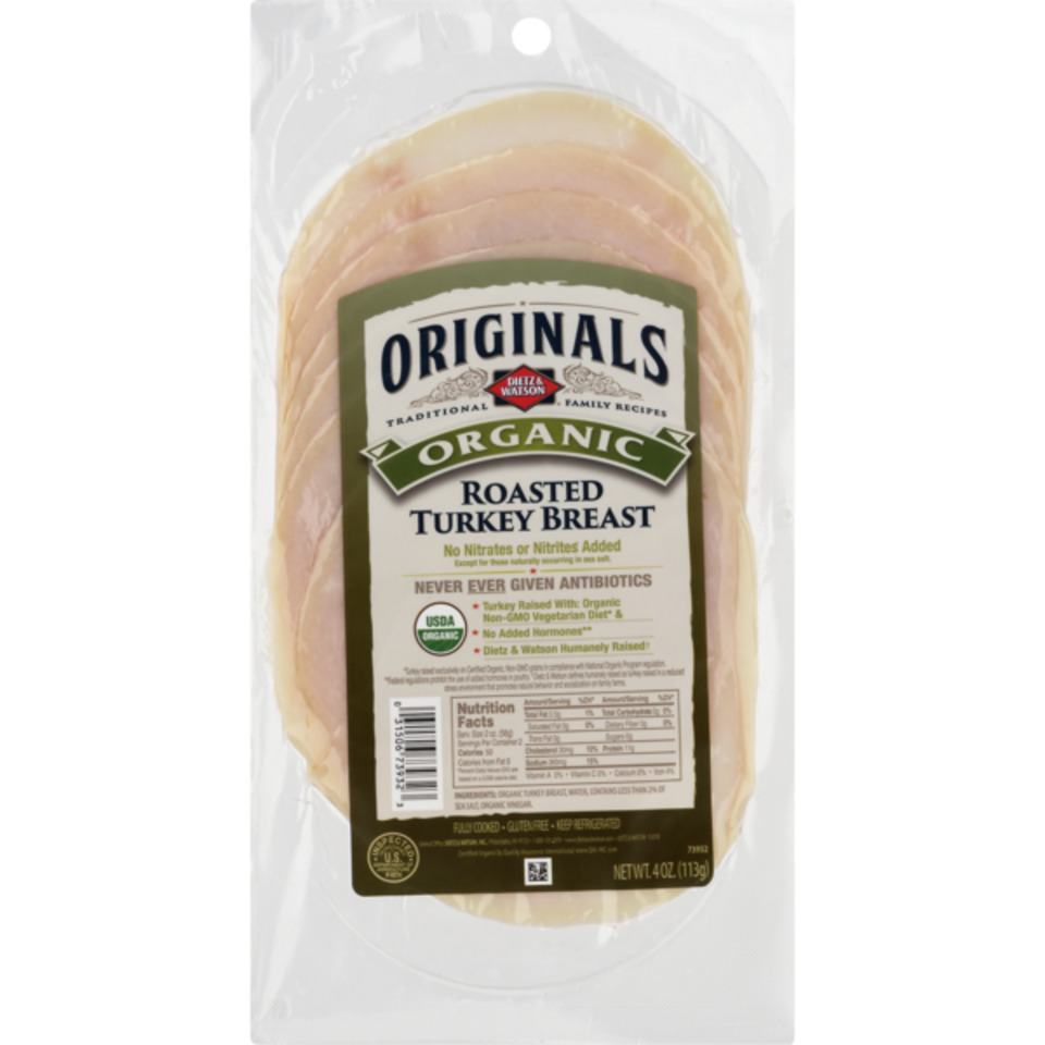 Pre-Sliced Originals Organic Roasted Turkey Breast