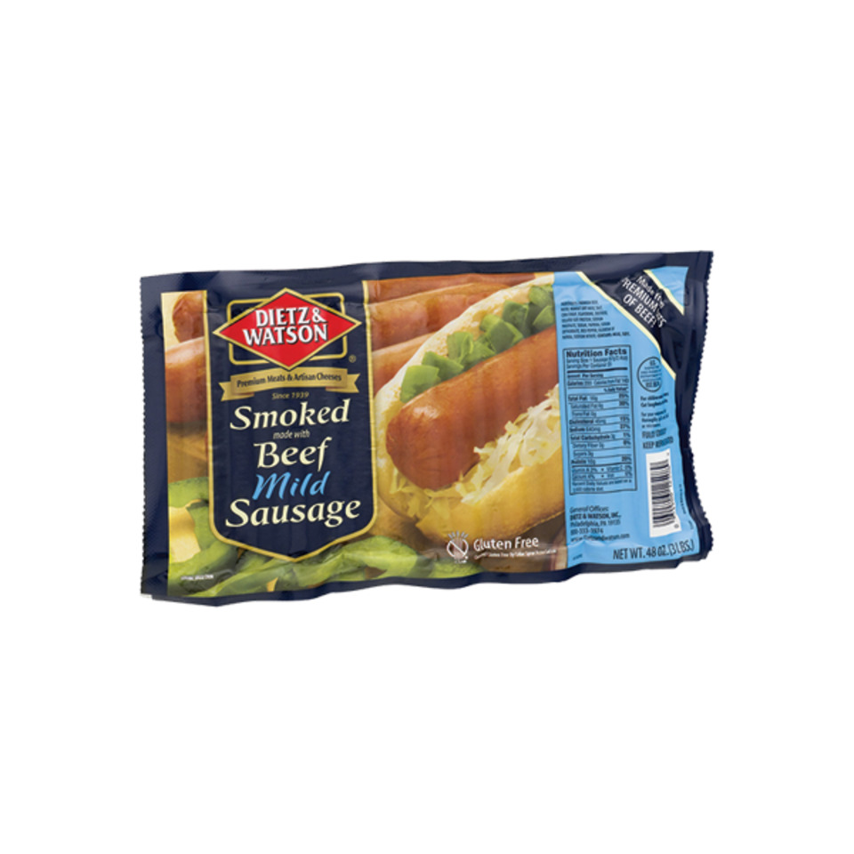 Smoked Beef Mild Sausage Dietz & Watson