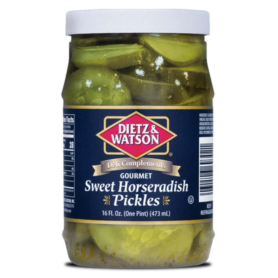 Sweet Horseradish Pickles