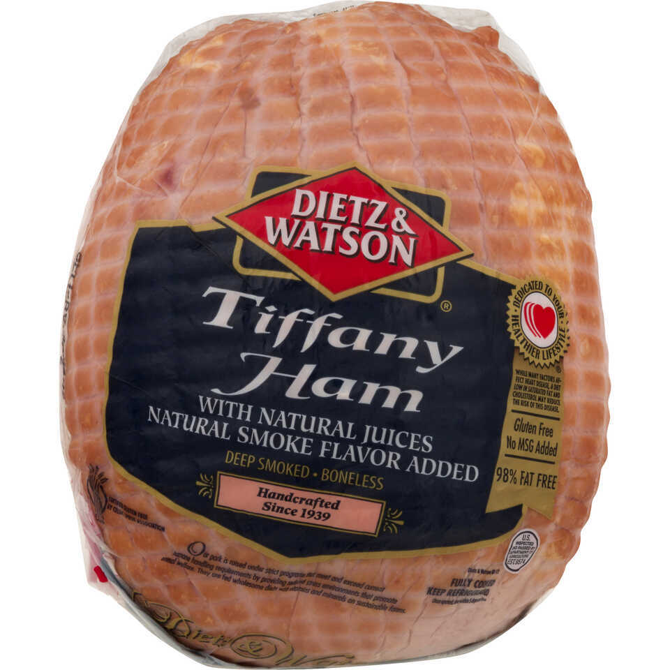 Ham, Deep Smoked, Boneless, Tiffany, Gluten Free, Shrink Wrapped