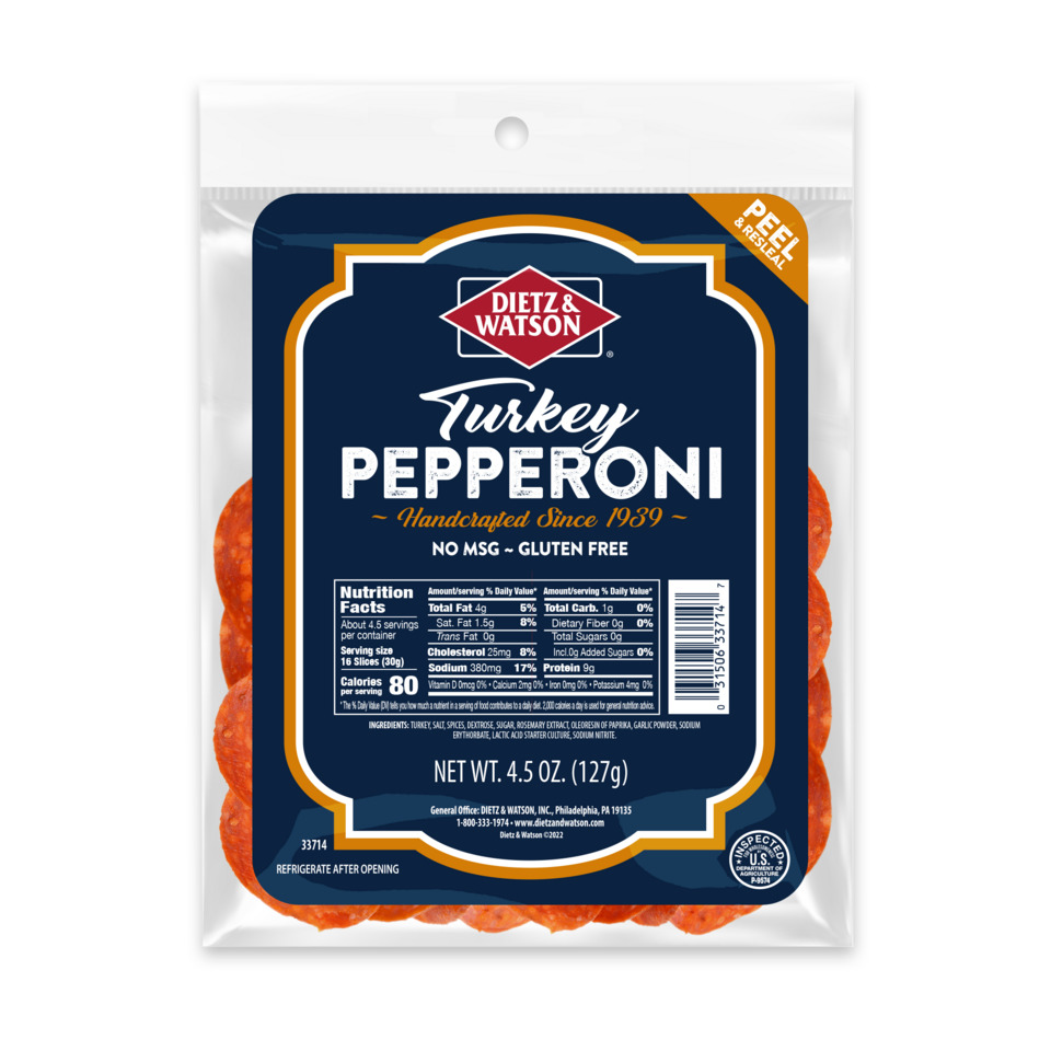 Legacy Turkey Turkey Pepperoni 4.5 oz BAG