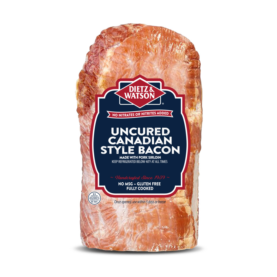 Uncured Canadian Style Bacon
