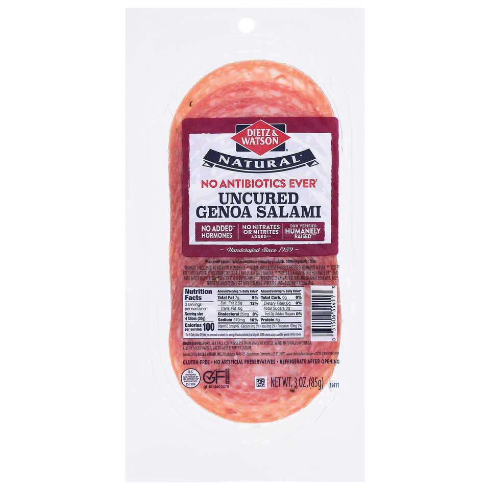 Uncured Genoa Salami