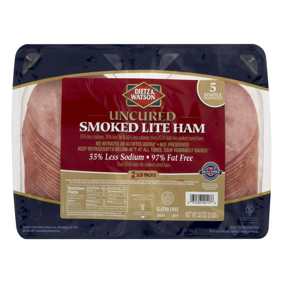 Pre-Sliced Natural Gourmet Lite Ham