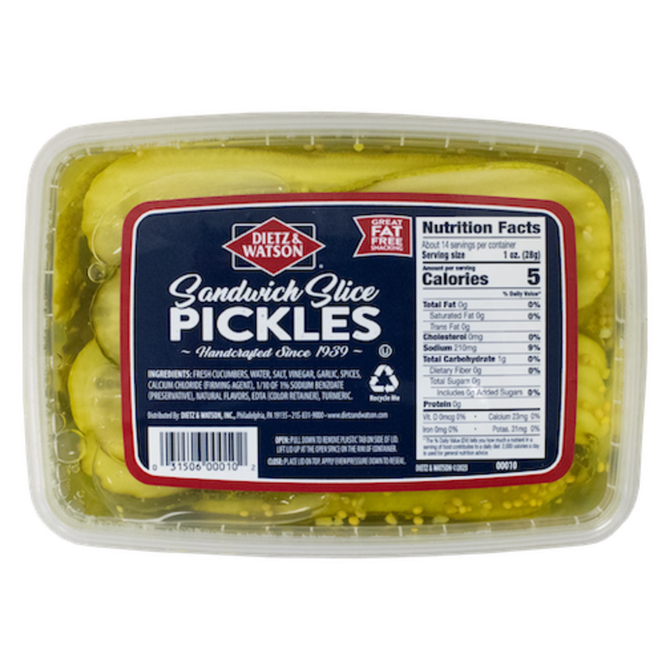 Sandwich Slice Pickles